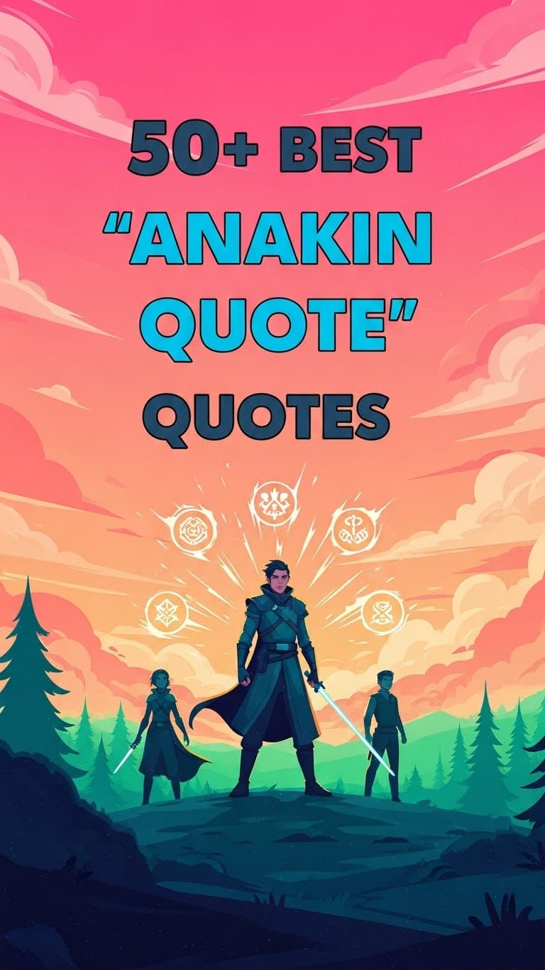 Anakin Skywalker Quotes: Wisdom from a Fallen Hero