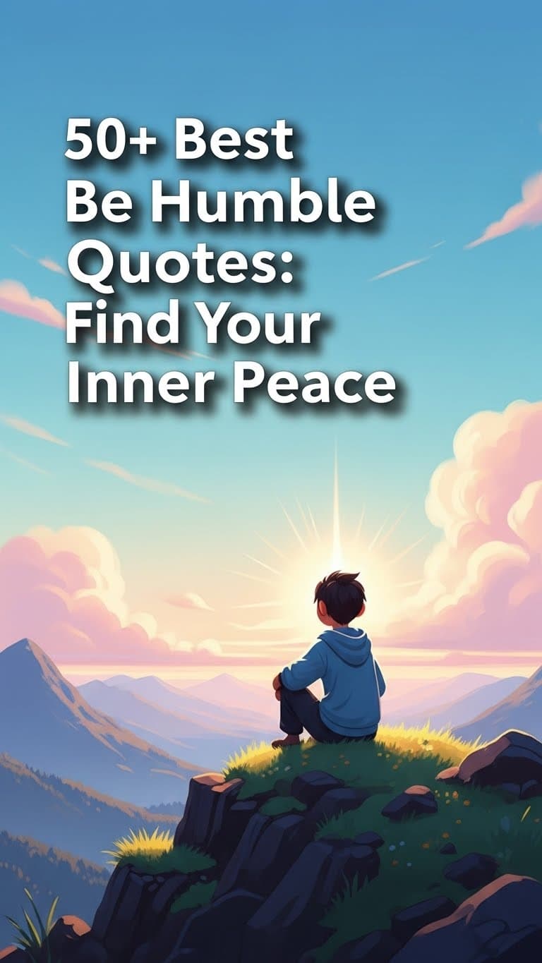 Be Humble Quotes: 50 Inspiring Thoughts on Humility