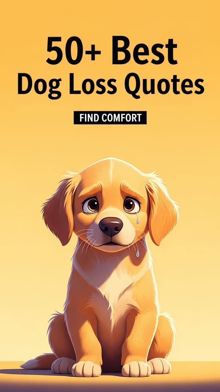 Heartfelt Dog Loss Quotes: Comfort & Healing