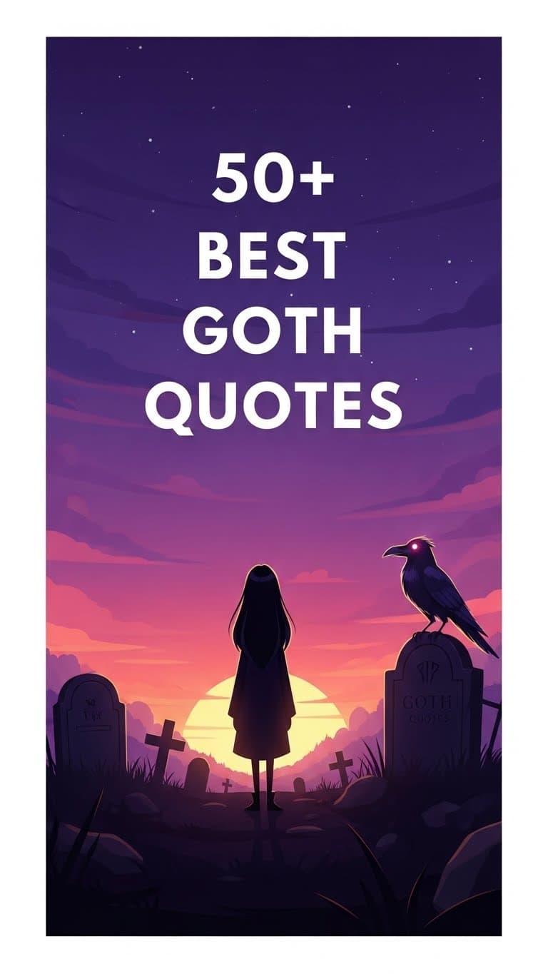 35 Hauntingly Beautiful Goth Quotes for Inspiration