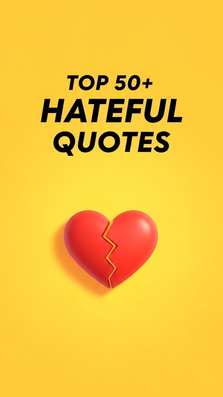 Hateful Quotes: Words of Darkness and Their Impact