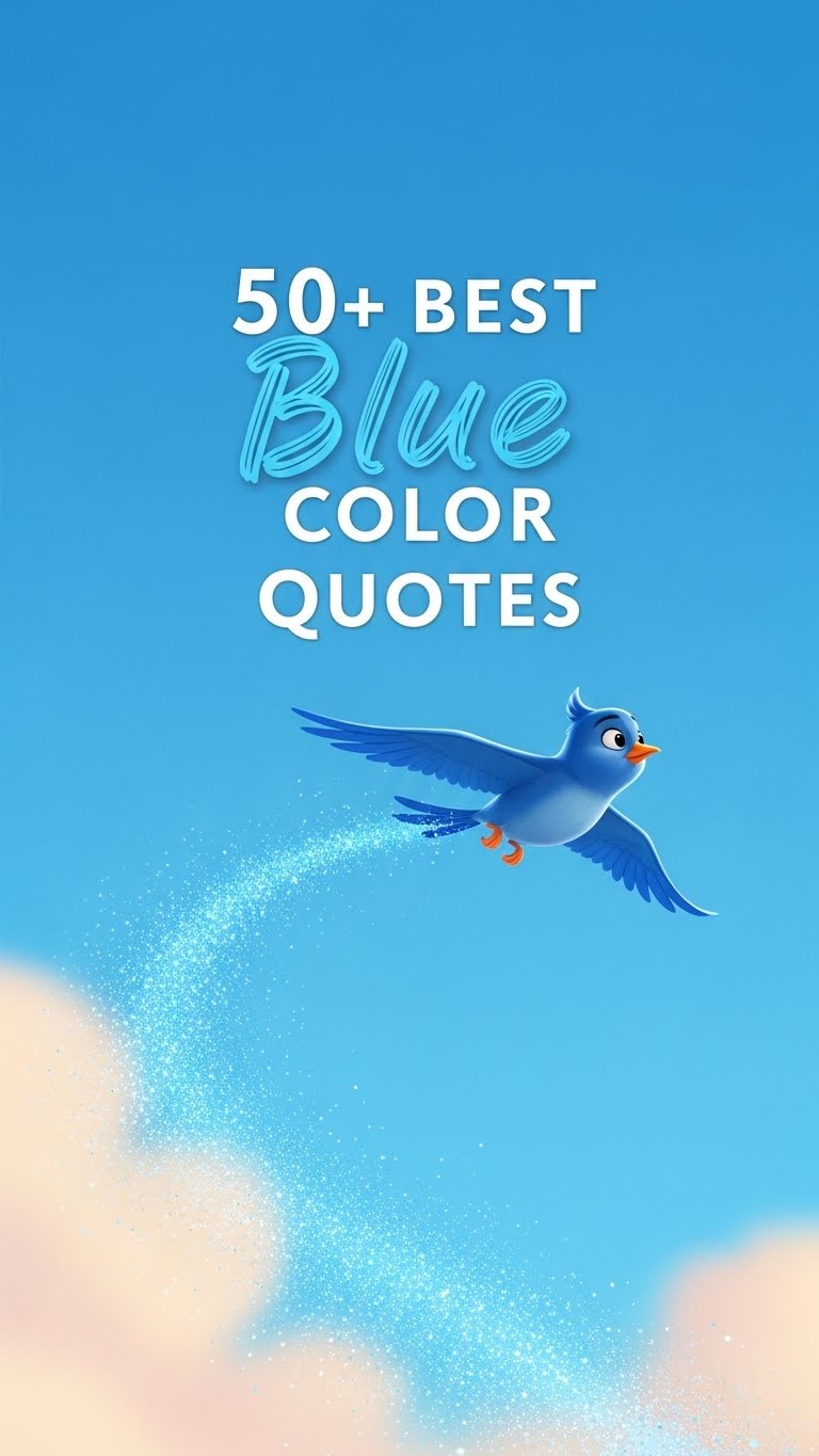 40+ Inspiring Blue Color Quotes for Peace & Creativity - Motivational content from ShareVault about inspiration