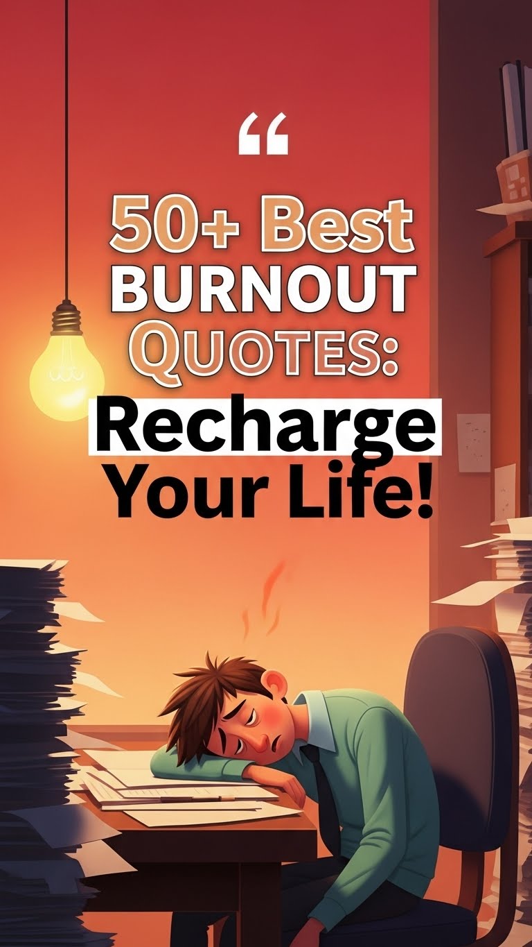 50 Inspiring Burnout Quotes to Recharge Your Drive - Motivational content from ShareVault about professional development