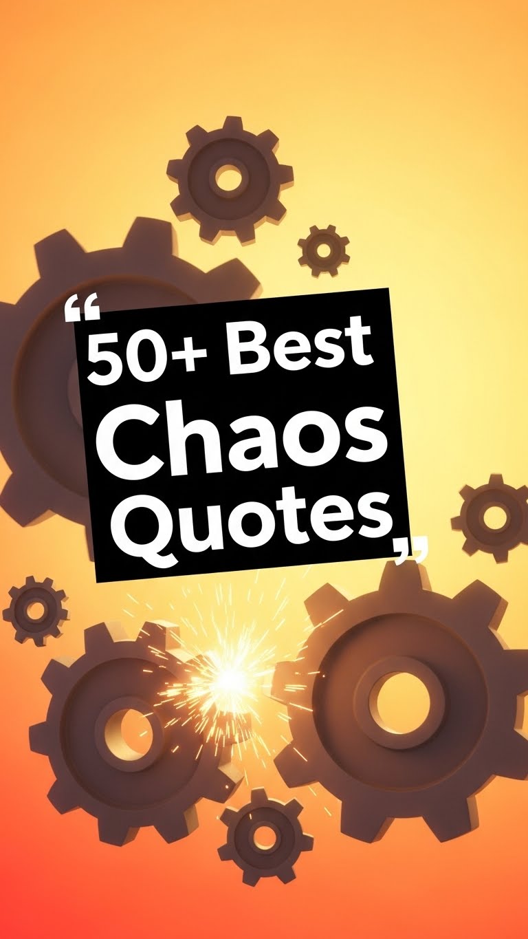 Embrace the Mess: 50 Chaos Quotes to Inspire You - Motivational content from ShareVault about inspiration
