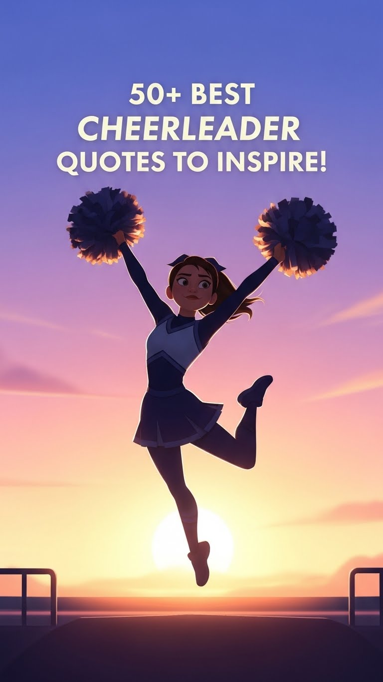 40 Best Cheerleader Quotes for Team Spirit & Motivation - Motivational content from ShareVault about sports motivation