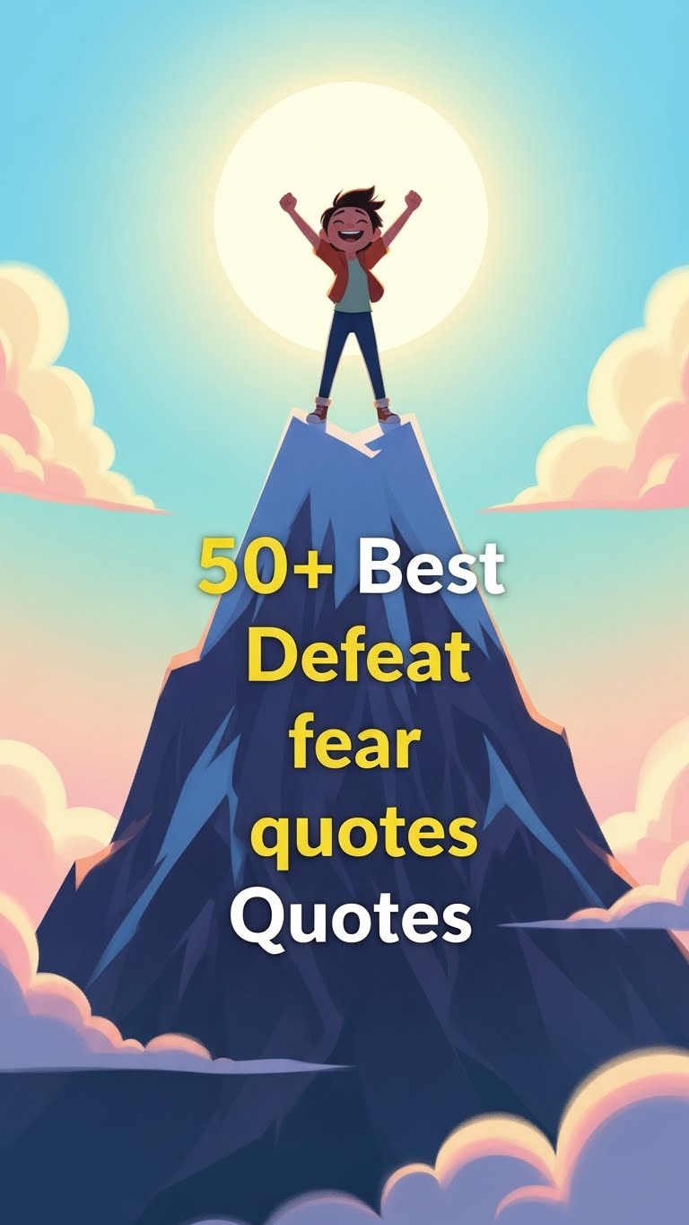 40 Powerful Defeat Fear Quotes to Conquer Doubt - Motivational content from ShareVault about inspiration