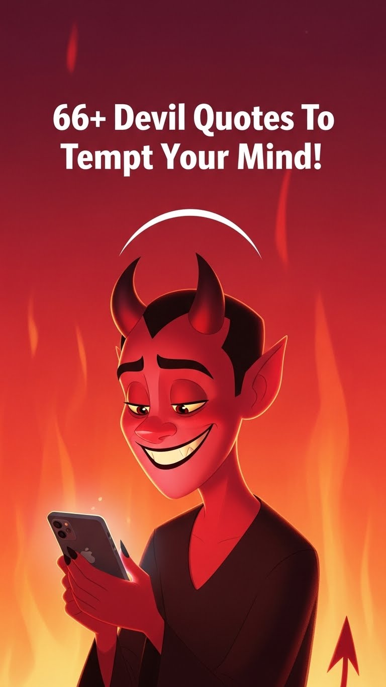42 Powerful Devil Quotes on Temptation & Moral Choice - Motivational content from ShareVault about philosophy and morality