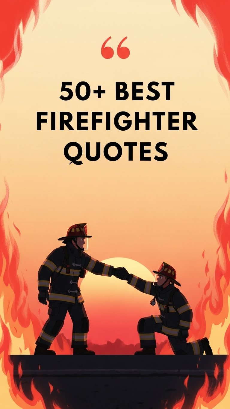 50+ Firefighter Quotes: Courage, Heroism & Inspiration - Motivational content from ShareVault about inspiration