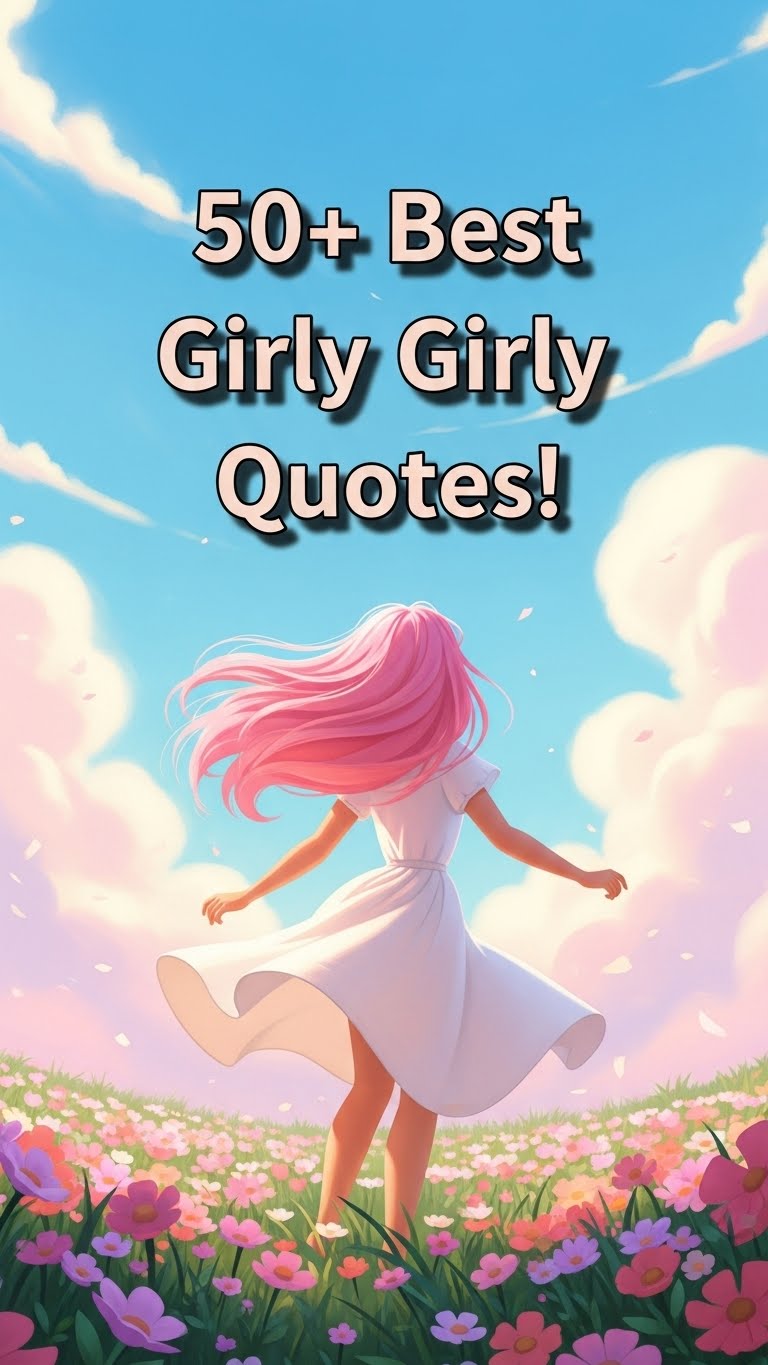 50 Best Girly Girly Quotes for Instant Inspiration - Motivational content from ShareVault about lifestyle