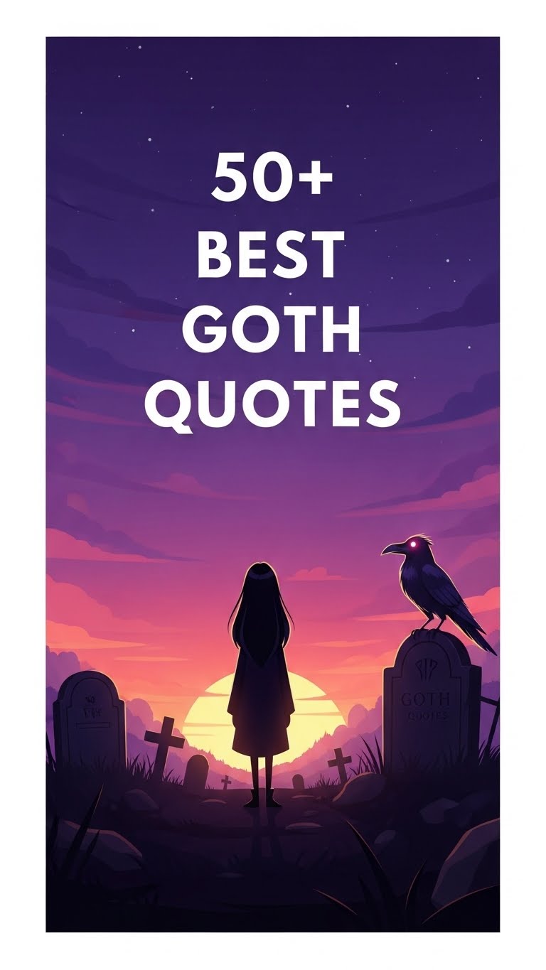 35 Hauntingly Beautiful Goth Quotes for Inspiration - Motivational content from ShareVault about lifestyle