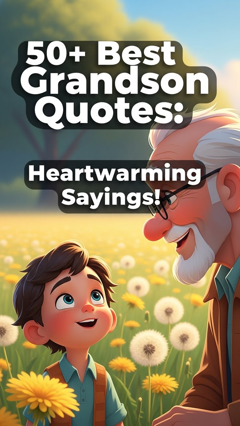 Heartwarming Grandson Quotes: 50+ Inspiring Sayings - Motivational content from ShareVault about family & relationships