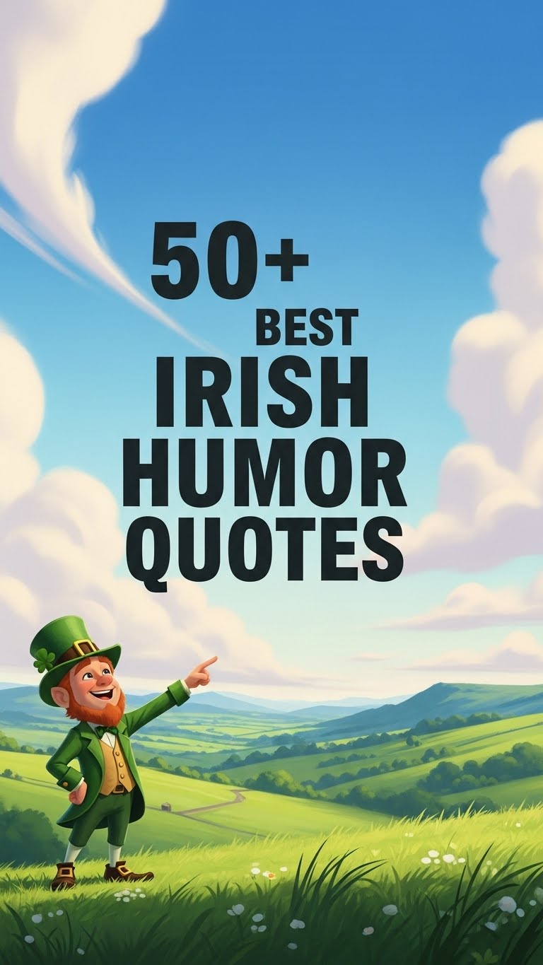 Hilarious Irish Humor: 50 Quotes to Brighten Your Day - Motivational content from ShareVault about inspiration