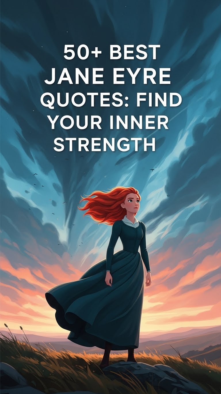 Jane Eyre Quotes: 50 Inspiring Lines from Charlotte Brontë - Motivational content from ShareVault about literature
