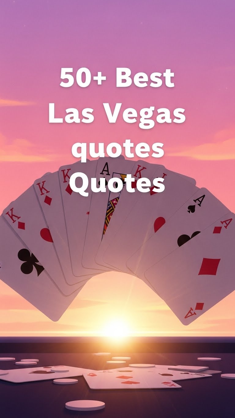 Vegas Wisdom: 50+ Unforgettable Las Vegas Quotes - Motivational content from ShareVault about travel