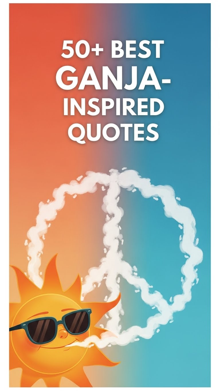 35 Inspiring Quotes About Ganja, Peace, and Creativity - Motivational content from ShareVault about cannabis culture and wellness