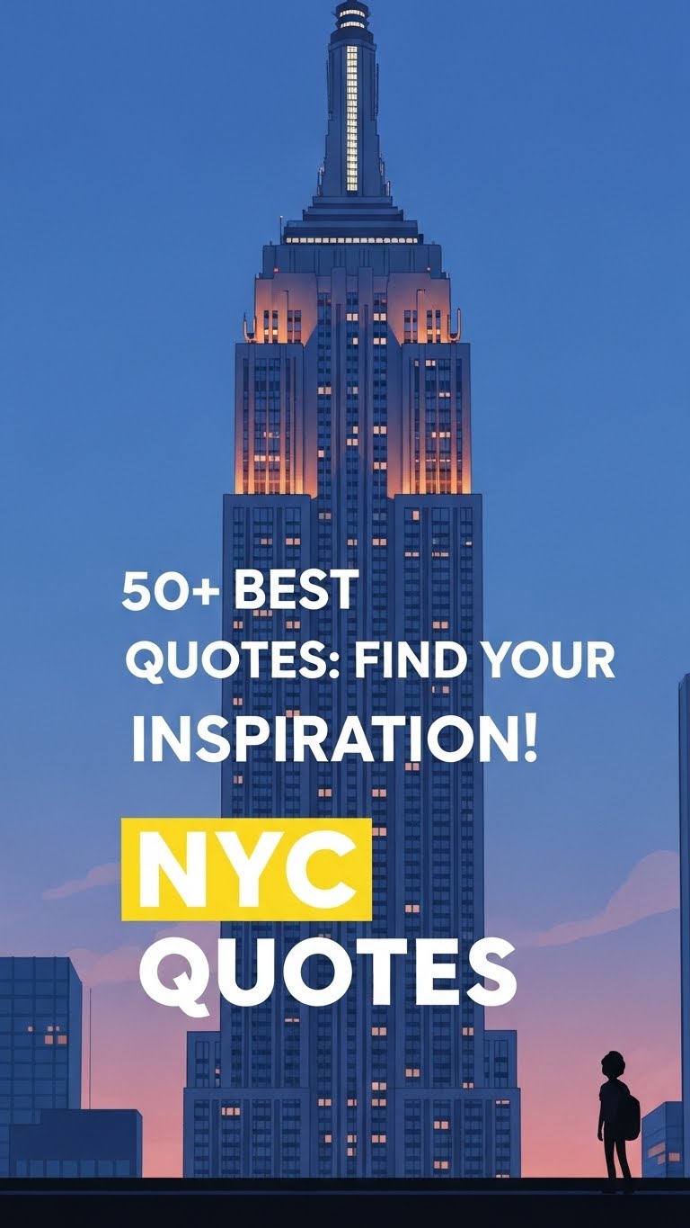 NYC Quotes: 50 Inspiring Sayings About New York - Motivational content from ShareVault about travel