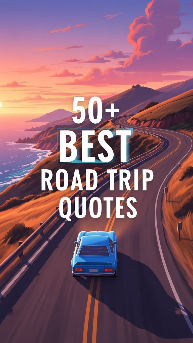 40 Essential Road Trip Quotes for Your Next Adventure - Motivational content from ShareVault about travel inspiration
