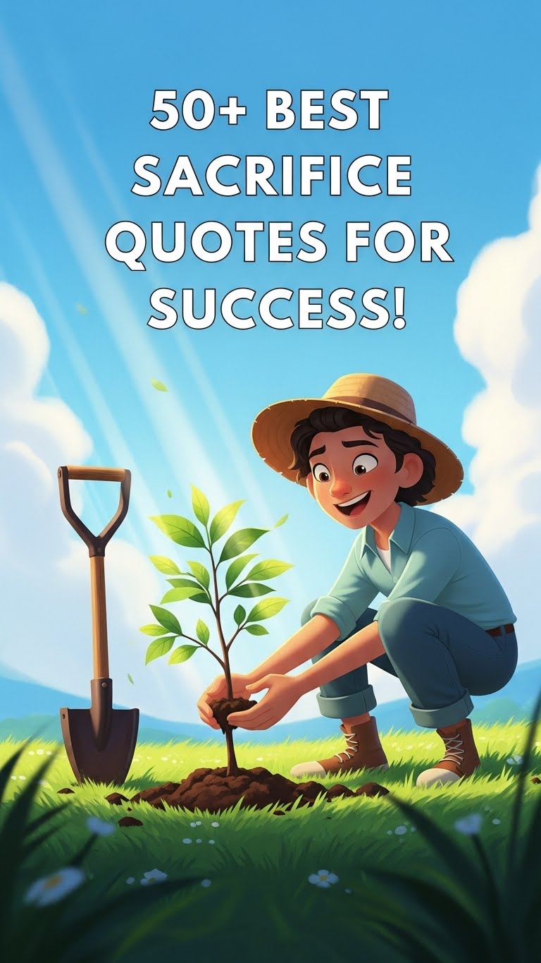40 Inspiring Sacrifice Quotes for Success & Love - Motivational content from ShareVault about inspiration and motivation
