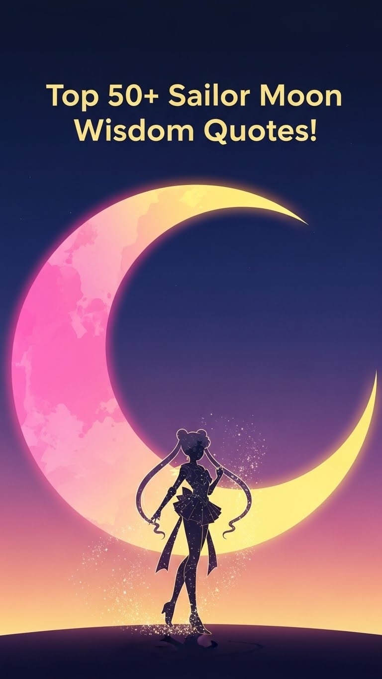 35 Inspiring Sailor Moon Quotes on Love & Justice - Motivational content from ShareVault about entertainment