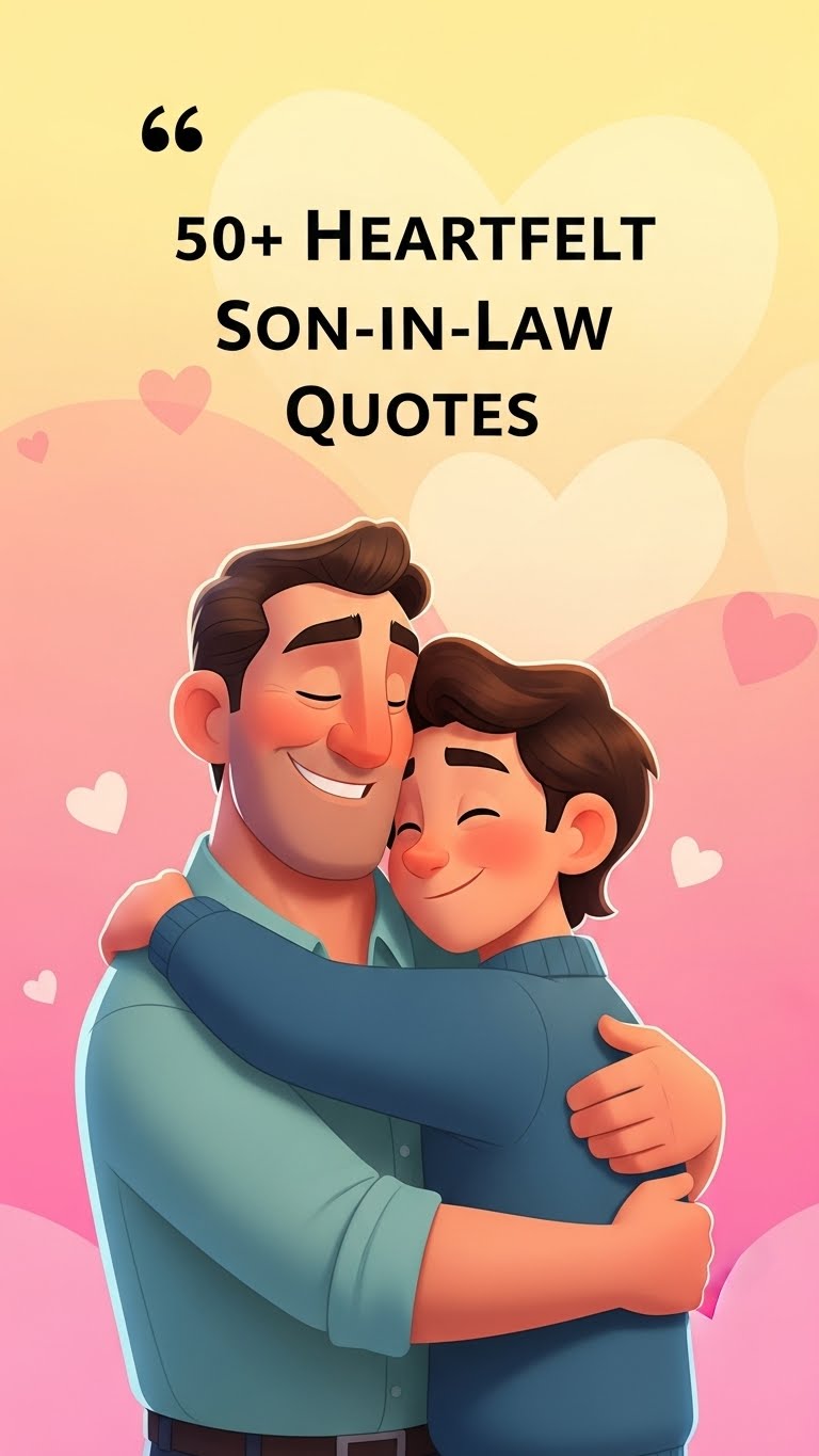 40 Heartfelt Son In Law Quotes for Every Occasion - Motivational content from ShareVault about family & relationships