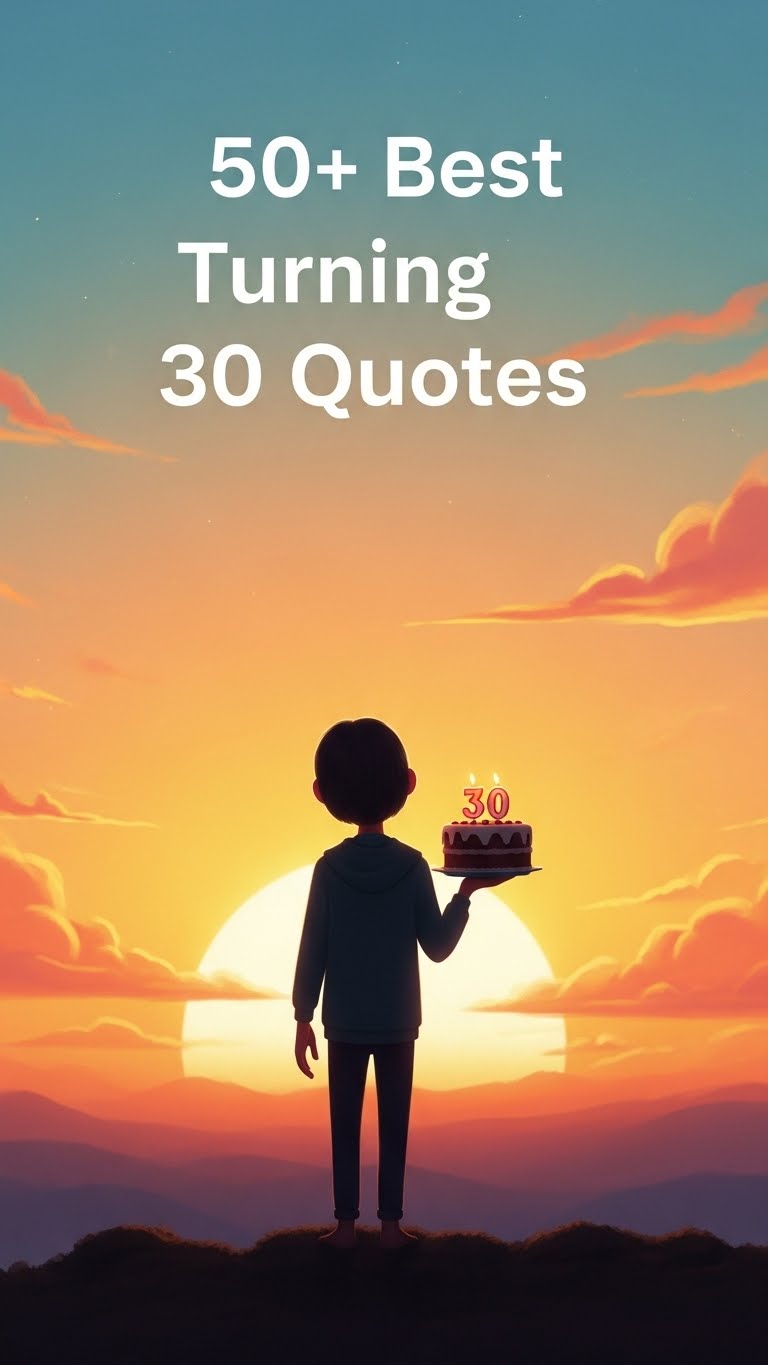 35 Inspiring Quotes for Turning 30 - Motivational content from ShareVault about life milestones