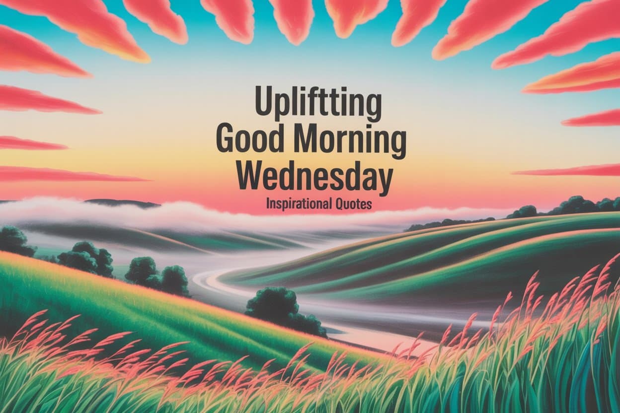 40+ Uplifting Good Morning Wednesday Inspirational Quotes to Brighten Your Midweek