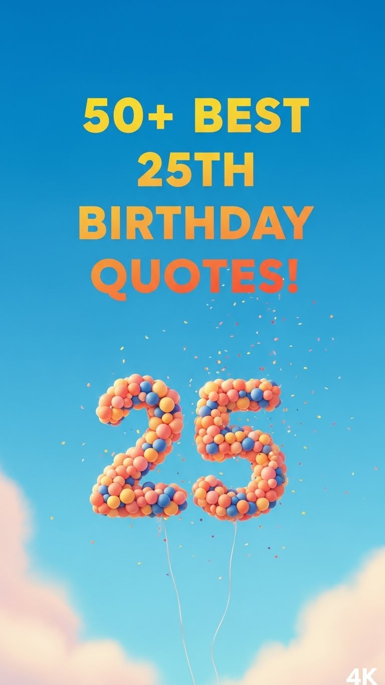 40 Inspiring 25th Birthday Quotes to Celebrate Your Quarter Century 40 Inspiring 25th Birthday Quotes to Celebrate Your Quarter Century - Motivational content from ShareVault about lifestyle