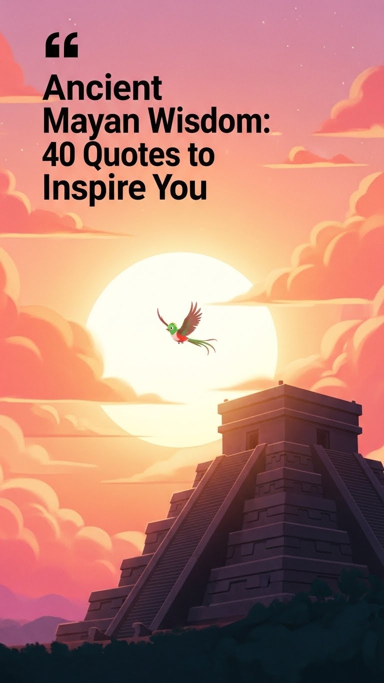 40 Profound Quotes on the Wisdom of Mayan Culture 40 Profound Quotes on the Wisdom of Mayan Culture - Motivational content from ShareVault about culture & history