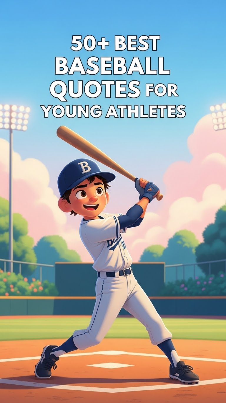 40 Inspiring Baseball Quotes for Kids & Young Athletes 40 Inspiring Baseball Quotes for Kids & Young Athletes - Motivational content from ShareVault about sports motivation