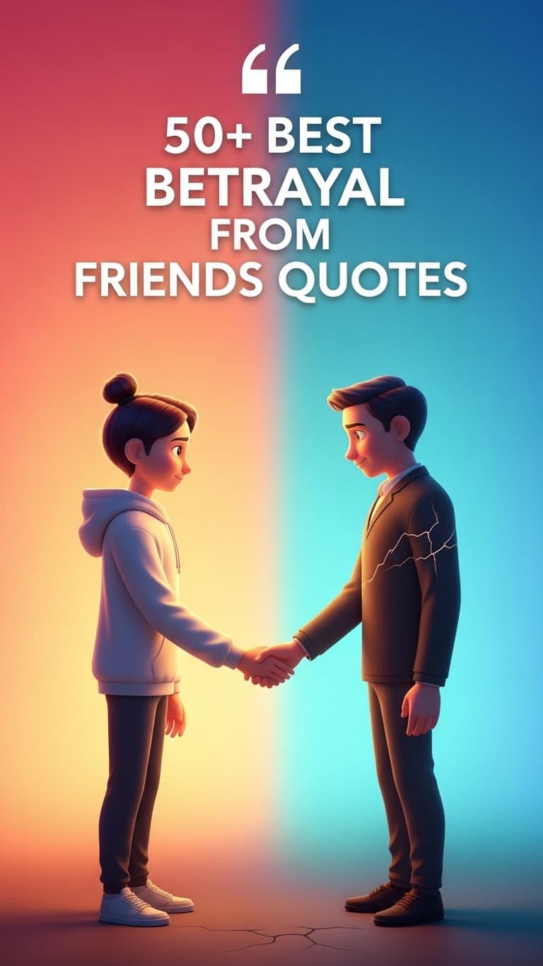 40+ Profound Betrayal from Friends Quotes on Healing