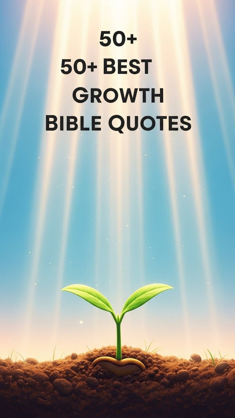 Uplifting Bible Quotes About Growth & Personal Development