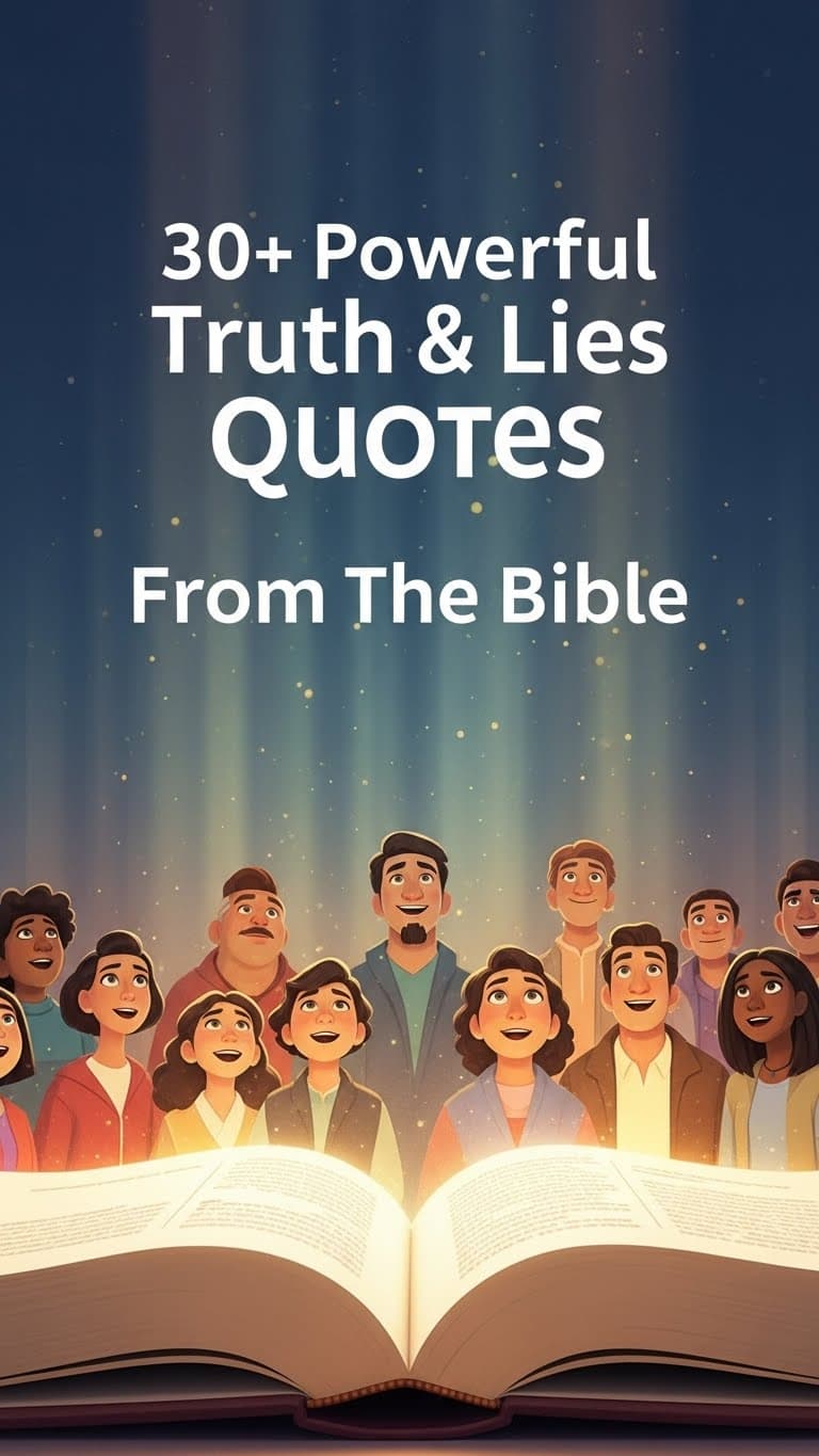 36 Powerful Bible Quotes About Lying & Truth
