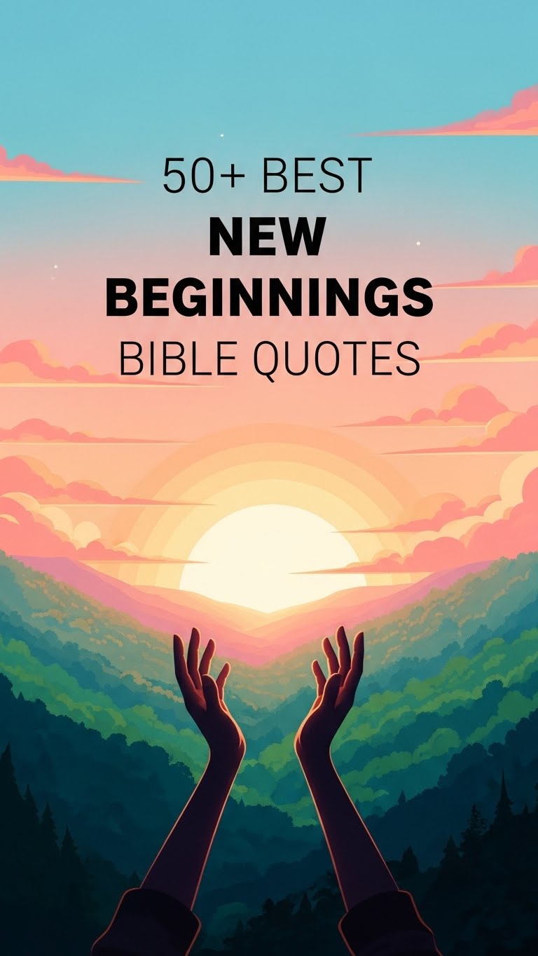 35 Inspiring Bible Quotes About New Beginnings 35 Inspiring Bible Quotes About New Beginnings - Motivational content from ShareVault about spirituality