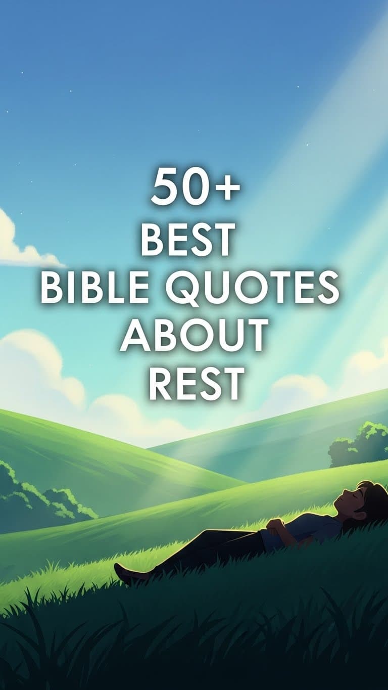 41 Powerful Bible Quotes About Rest, Peace, and Renewal