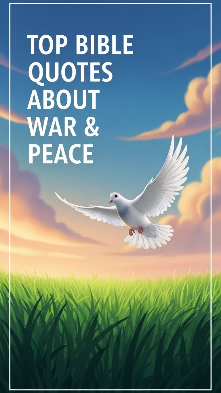40 Powerful Bible Quotes About War and Peace 40 Powerful Bible Quotes About War and Peace - Motivational content from ShareVault about theology