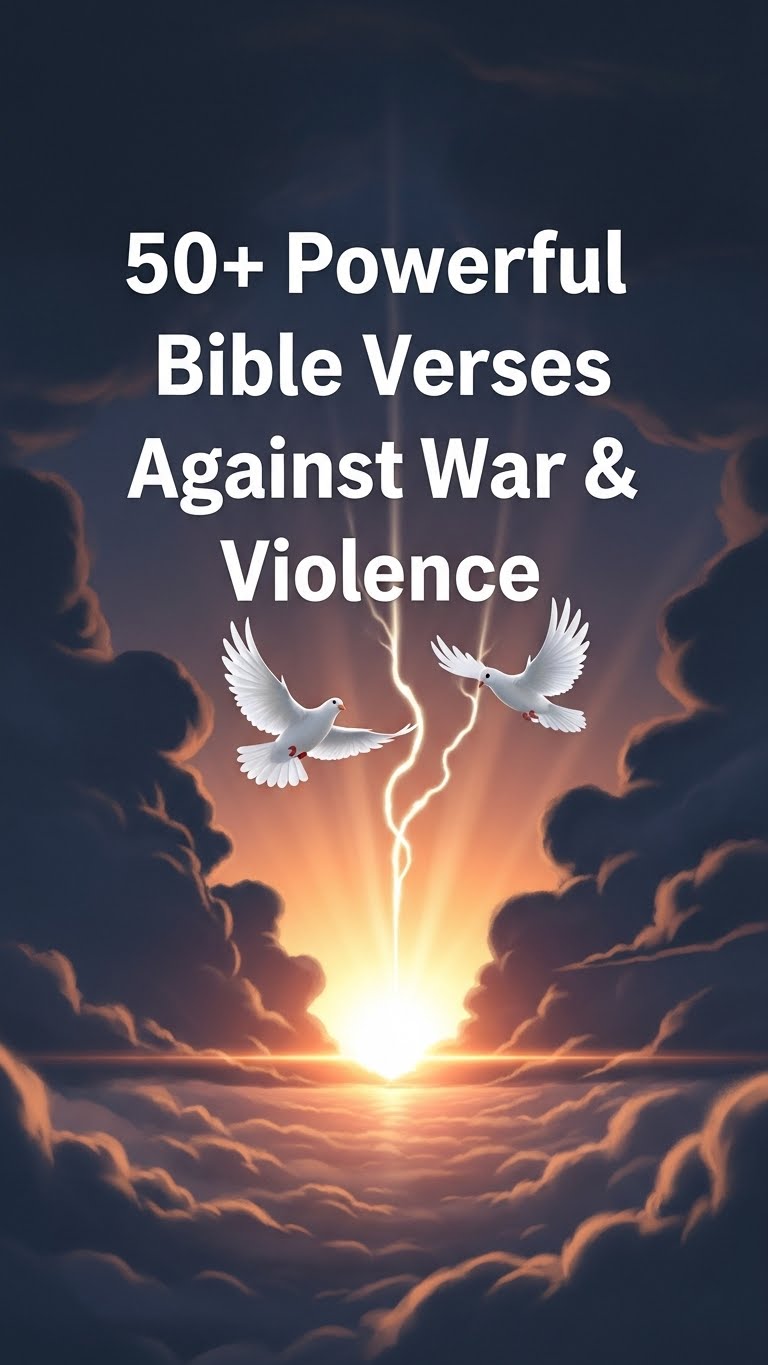 35 Powerful Bible Quotes Against War & Conflict 35 Powerful Bible Quotes Against War & Conflict - Motivational content from ShareVault about theology