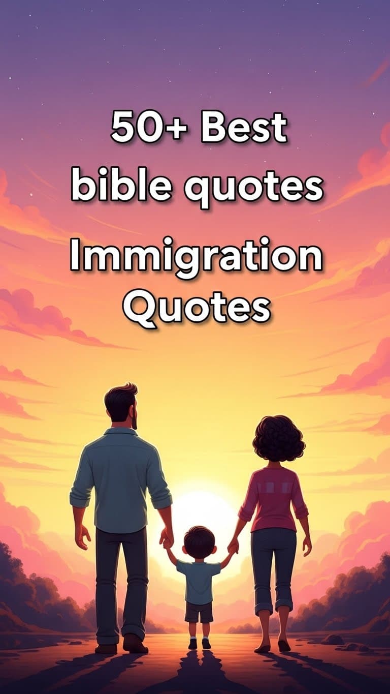 Bible Quotes on Immigration: 50 Inspiring Verses