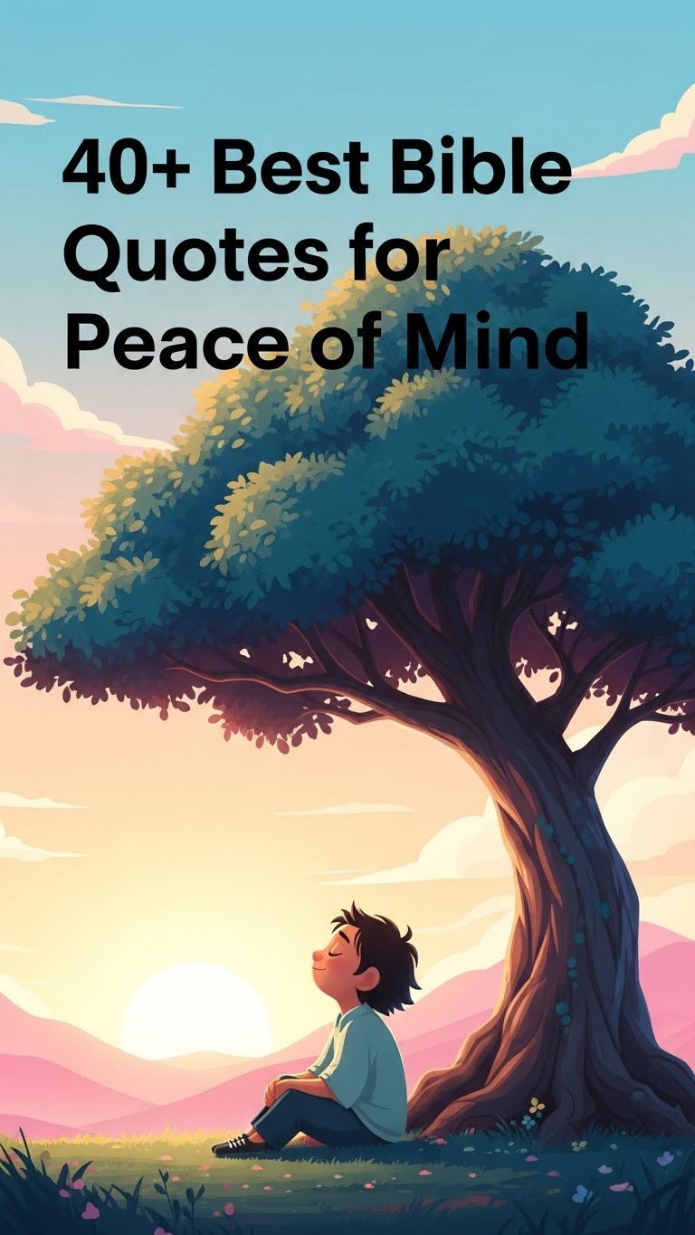 40 Bible Quotes on Worry and Stress for Inner Peace 40 Bible Quotes on Worry and Stress for Inner Peace - Motivational content from ShareVault about spiritual guidance