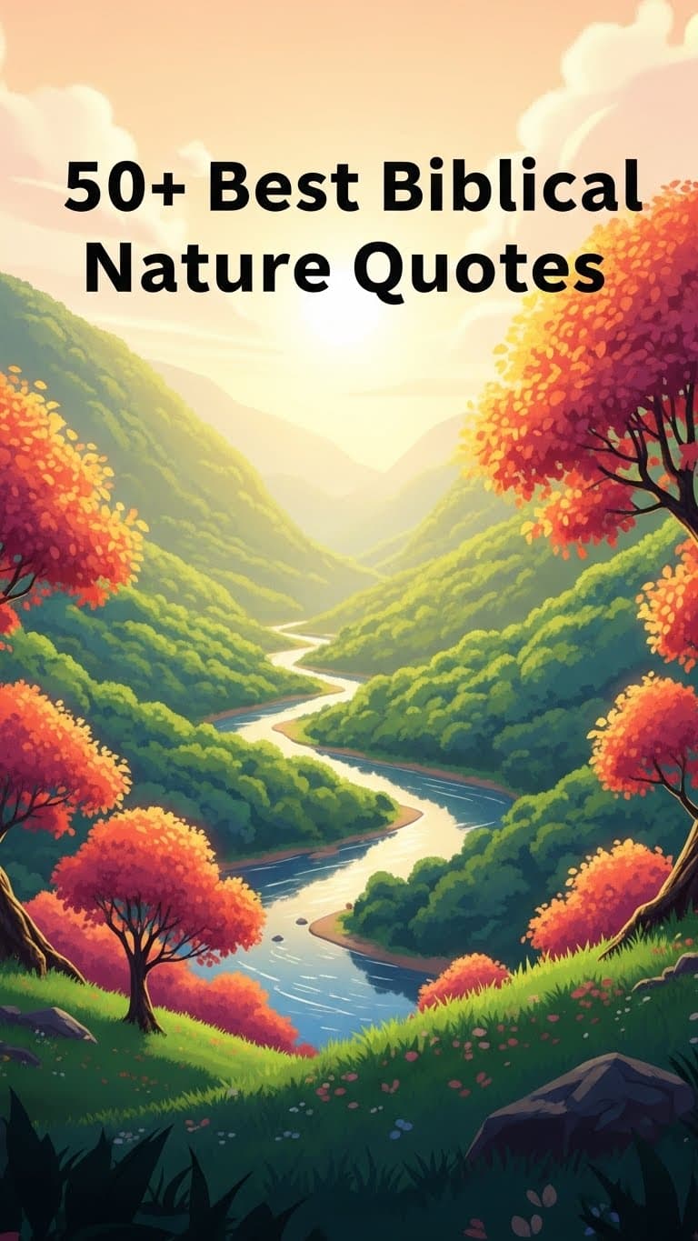 40 Inspiring Biblical Quotes About Nature and Creation
