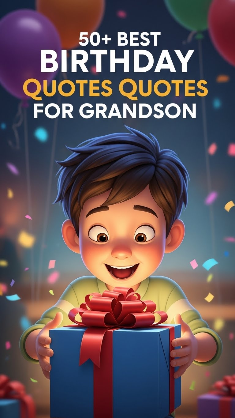 Birthday Quotes for Grandson: 50 Heartfelt Wishes Birthday Quotes for Grandson: 50 Heartfelt Wishes - Motivational content from ShareVault about family