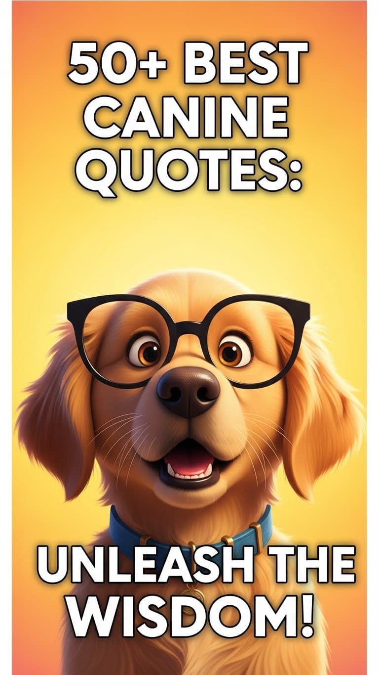 Pawsome Wisdom: 50+ Inspiring Canine Quotes!
