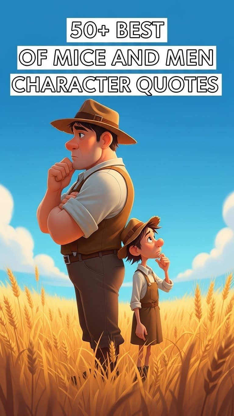 37 Powerful Character Description Quotes of Mice and Men