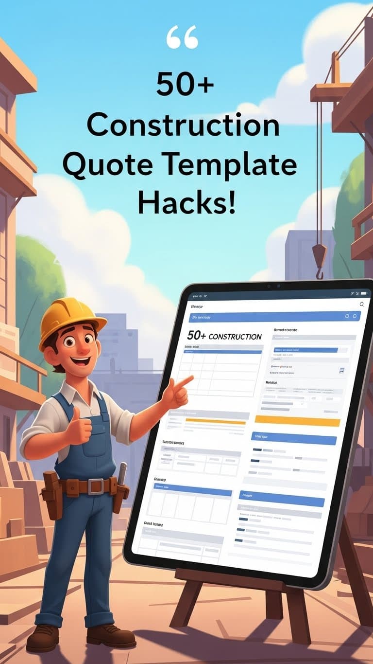 40 Quotes on Mastering the Construction Quote Template