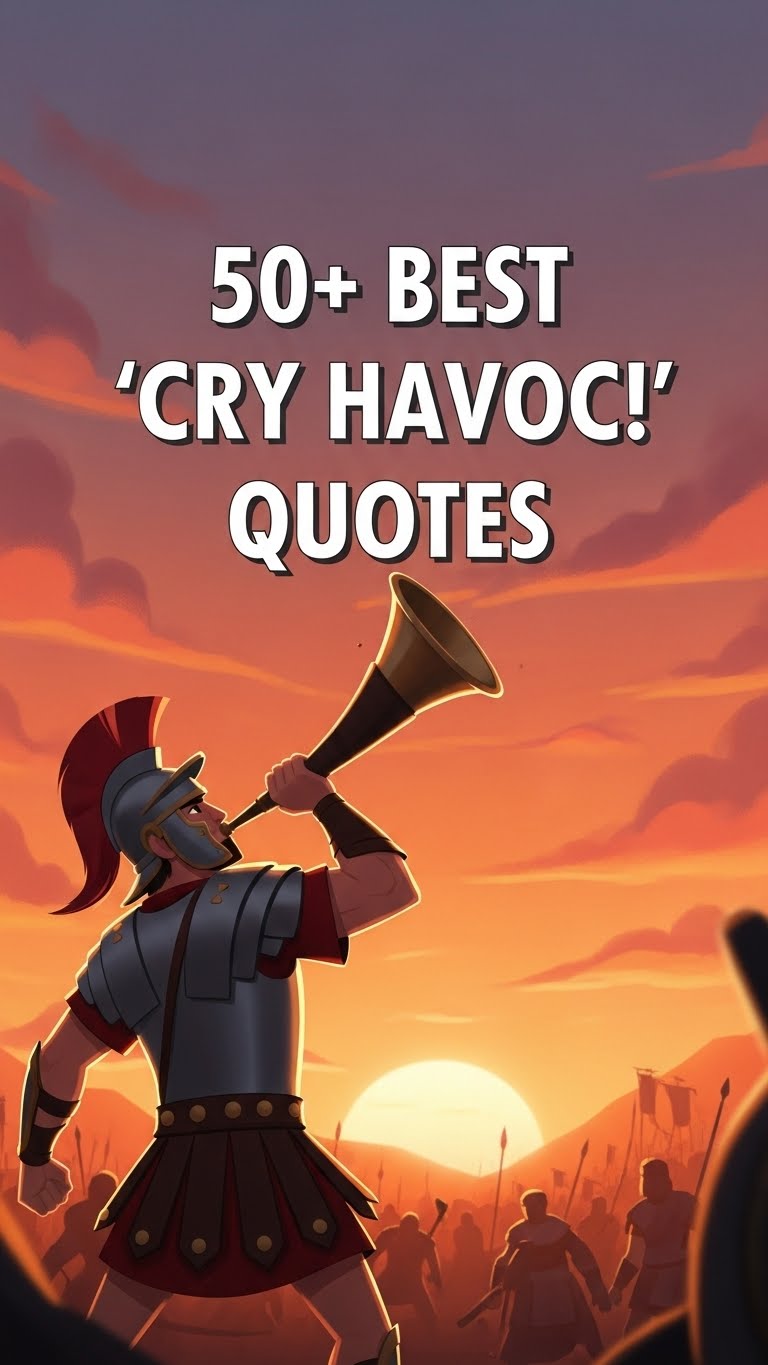 Cry Havoc Quote: 40 Powerful Quotes on Decisive Action Cry Havoc Quote: 40 Powerful Quotes on Decisive Action - Motivational content from ShareVault about leadership
