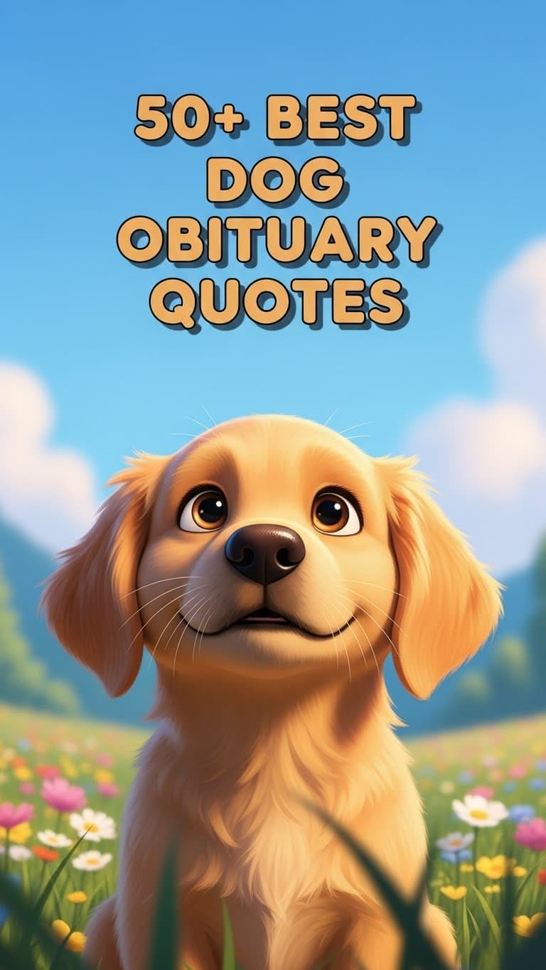Dog Obituary Quotes: 50+ Heartfelt Sayings to Remember