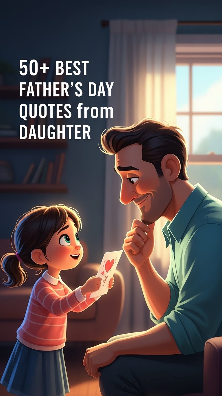 Father's Day Quotes from Daughter: 50 Heartfelt Messages Father's Day Quotes from Daughter: 50 Heartfelt Messages - Motivational content from ShareVault about holidays