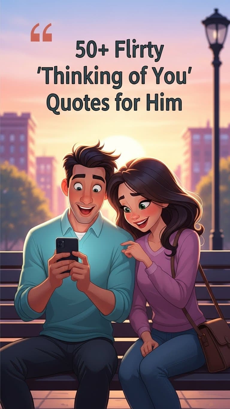 40 Flirty "Thinking of You" Quotes for Him