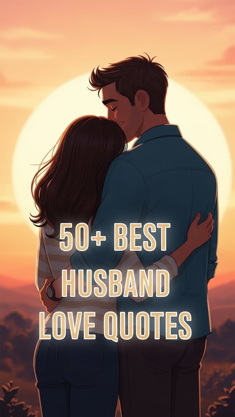 40 Best 'For My Husband Love Quotes' & Heartfelt Sayings