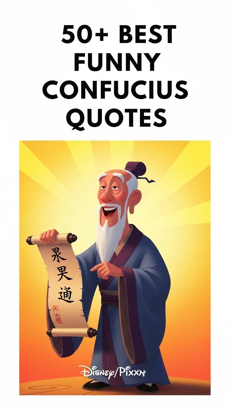 Funny Confucius Quotes: Wisdom with a Chuckle Funny Confucius Quotes: Wisdom with a Chuckle - Motivational content from ShareVault about inspiration