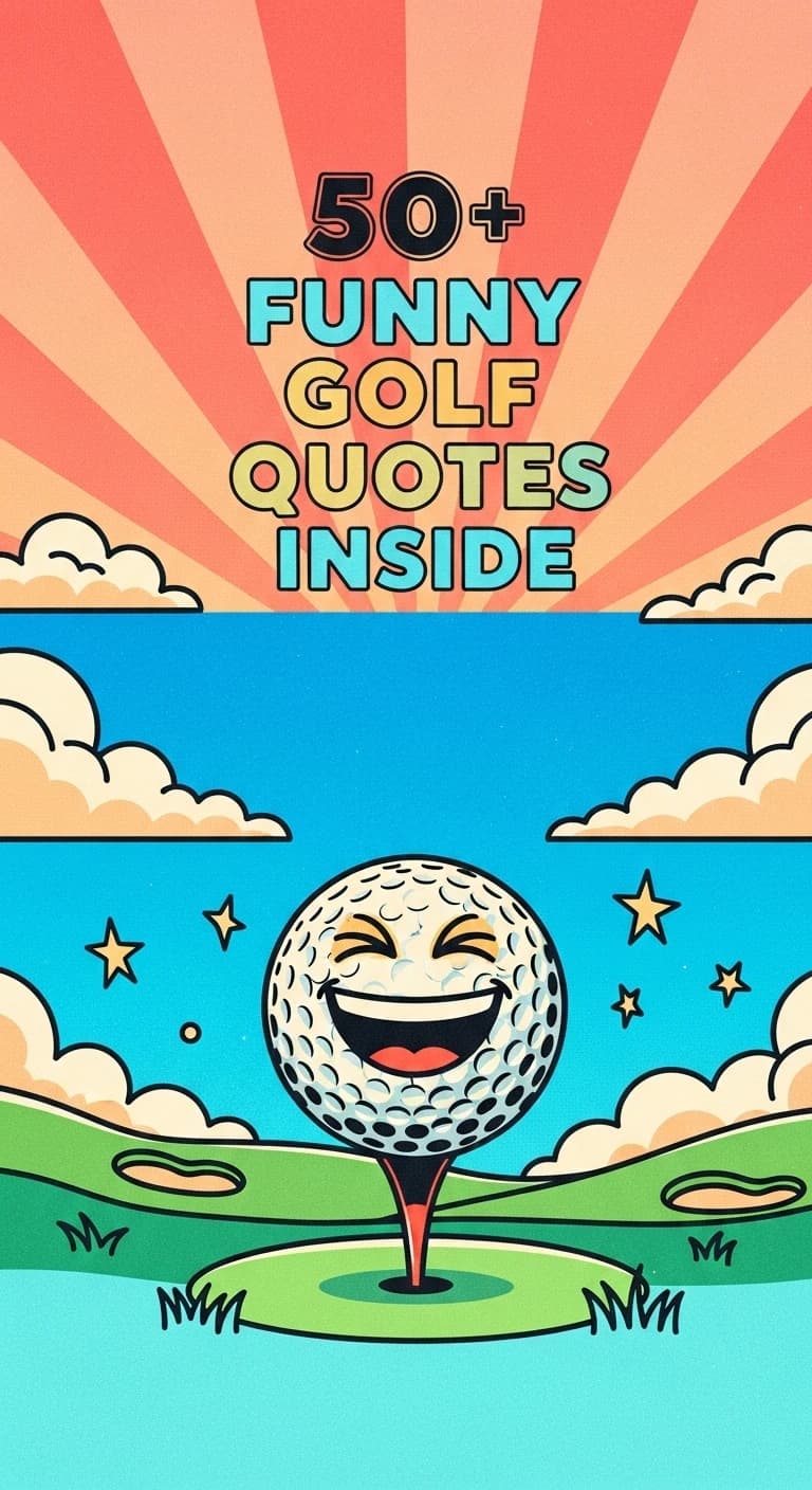 Tee Up the Laughs: Hilarious & Inspiring Funny Golf Quotes
